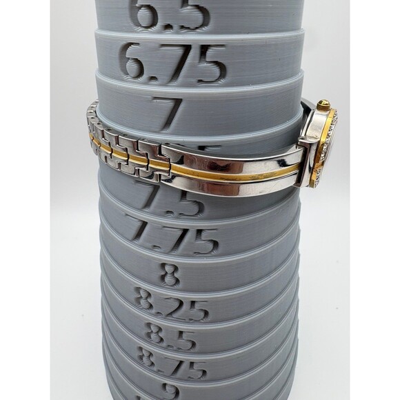 Bulova C999276 Two-Tone Crystal Jewelry Watch - Bangle Bracelet main image 6